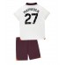 Manchester City Matheus Nunes #27 Babykleding Uitshirt Kinderen 2023-24 Korte Mouwen (+ korte broeken)